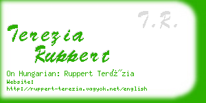 terezia ruppert business card